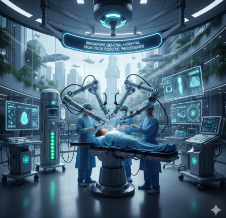 Singapore Hospitals Offering High-Tech Robotic